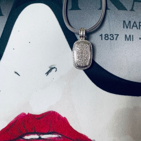 ❤️ David Yurman Diamond Albion Enhancer~ Pendant - Picture 6 of 16